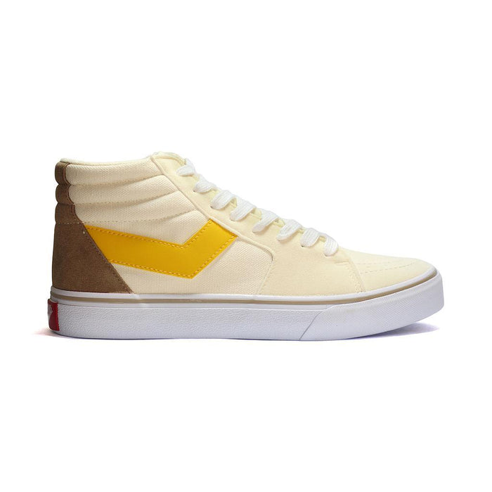 Pony Lifestyle Femenino Moda Coney Classic High Cream/Cakhi/Mustard