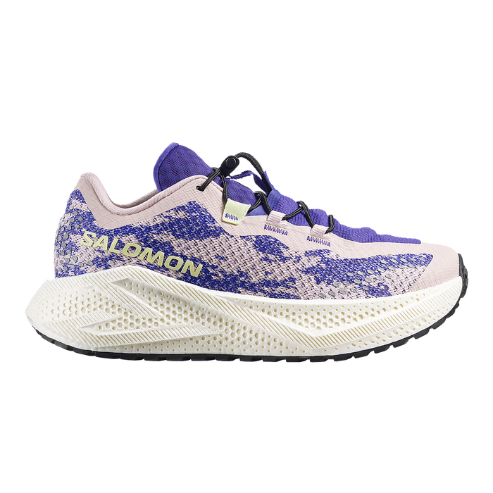 Salomon Deportivos Femenino Road Running Aero Glide 4 Grvl Shadow Gr/Deep Blue/Butterfly