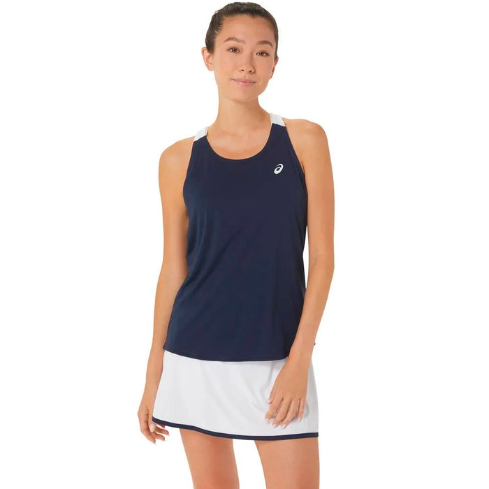 Asics Camisillas Femenino Tenis Court Tank Midnight/Brilliant White