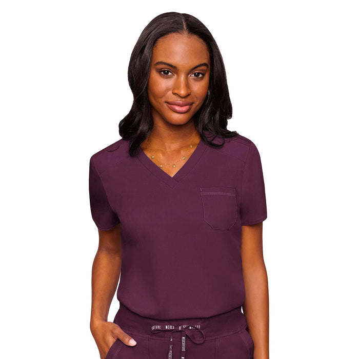 Uniforme MED COUTURE Femenino V-Neck Tuck In