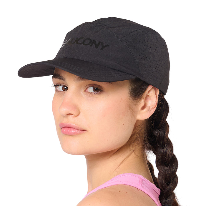60920040S105 Saucony Gorros Unisex Running Outpace Hat Black