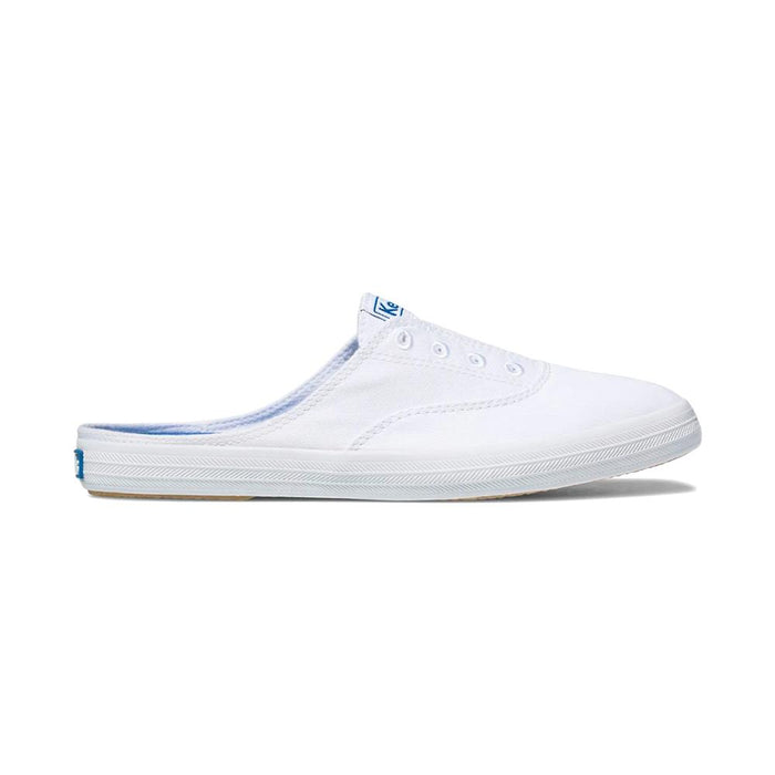 Keds Alpargatas Femenino Moda Moxie Mule Washed Twill White