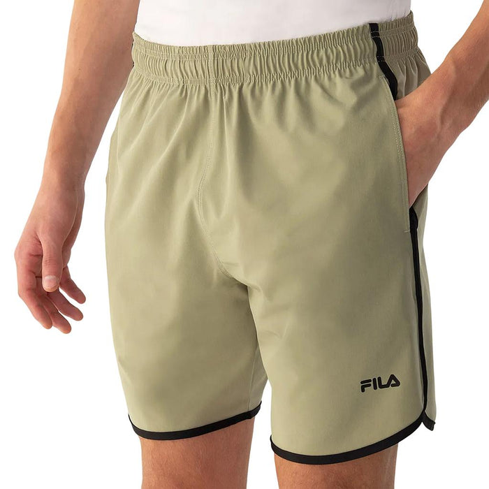 Fila Shorts Masculino Training Curve 7 Verde Chino/Preto