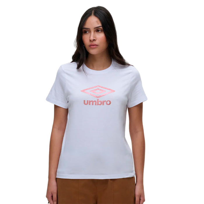 Umbro Remeras Femenino Moda Essential Gradient Blanco