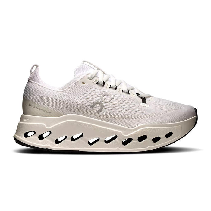 On Deportivos Femenino Running Cloudsurfer Max White/White