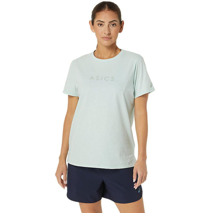 Asics Remeras Femenino Training Training Core Asics Graphic Tee Pale Blue