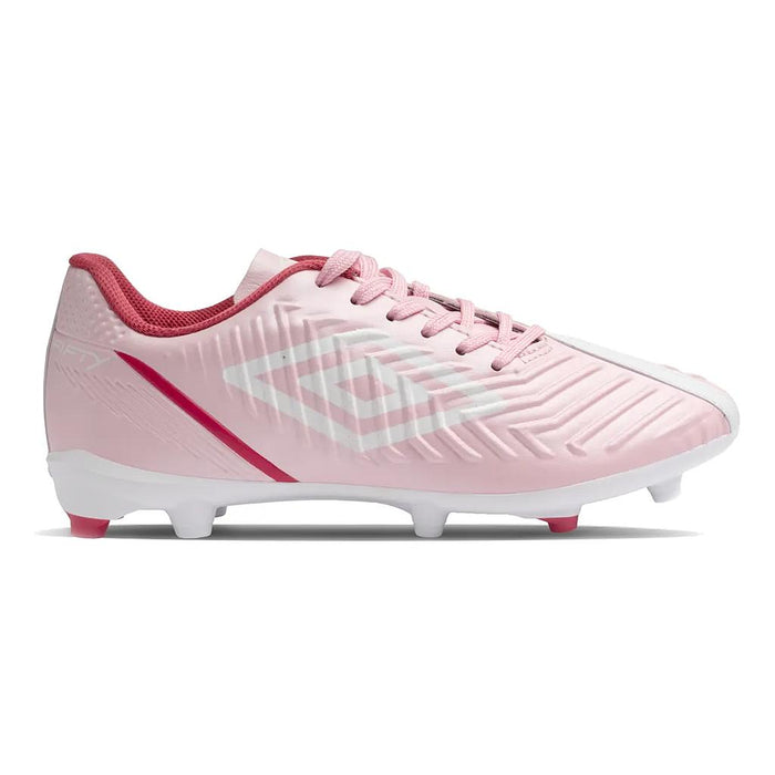 U01FB046-002 Umbro Calzados Campo Unisex Futbol Fifty IV Rose/Claret Red/Branco