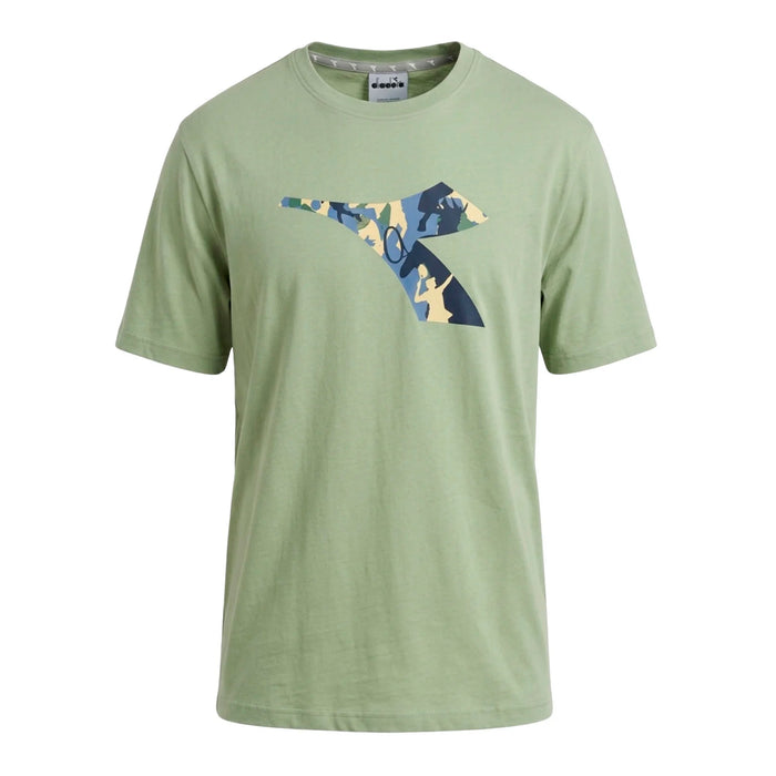 102.182900-70373 Diadora Prendas Remeras Masculino Moda T-Shirt Ss Ess. Sports Bl Reseda