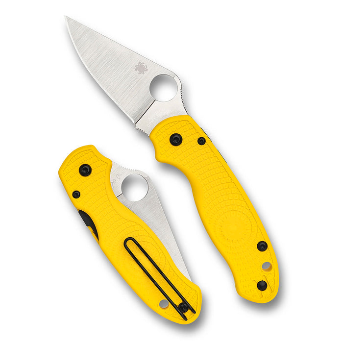 Cuchillo SPYDERCO Para 3 Salt Yellow Lightweight CPM MagnaCut