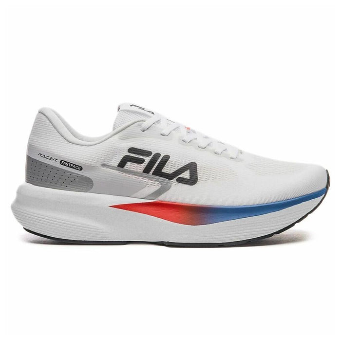 Fila Deportivos Femenino Running Racer Fastpace White/Flame Scarlet/Federal Blue