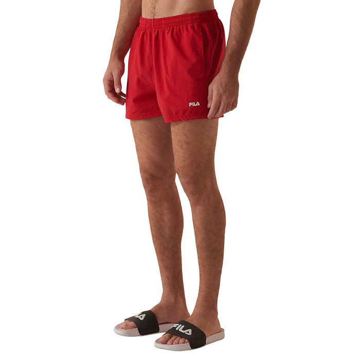 SM400131-209 FILA PRENDAS SHORTS MASCULINO NATACISN ESSENTIAL 4 RED/WHITE