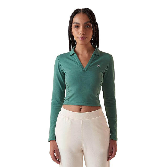 Fila Polos Femenino Moda Letter Touch Medium Green