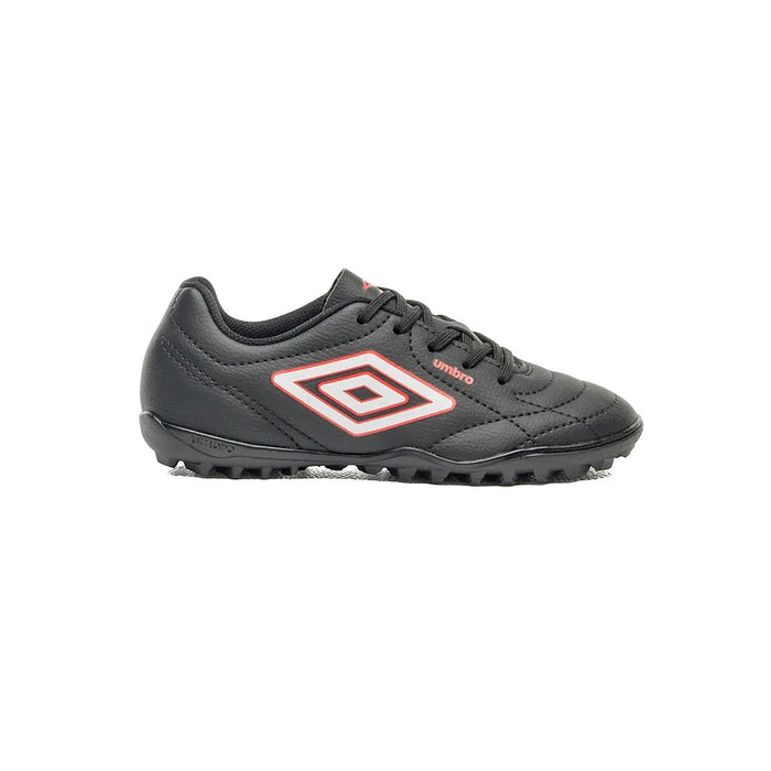 Umbro Society Niños Futbol Class Footballer Jr Black/White/Flame Scarlet