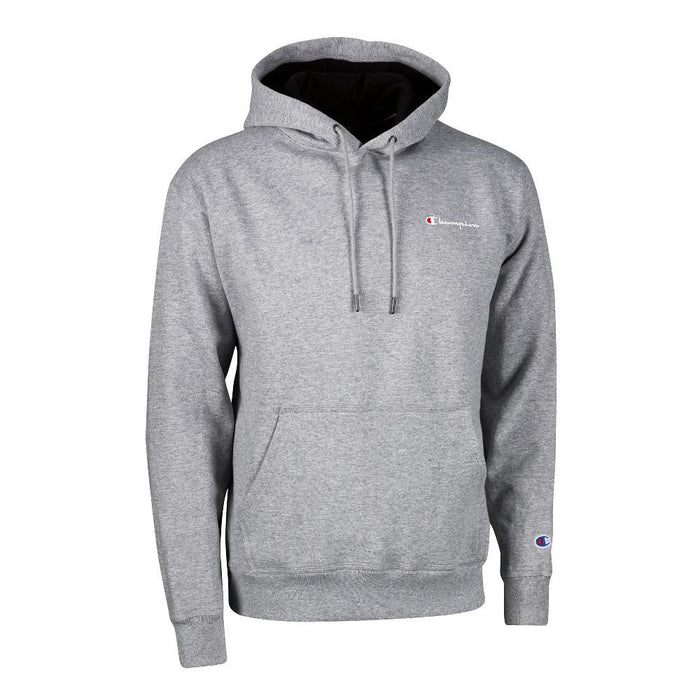 Champion Masculino Powerblend Graphic Hoodie Oxford Gray