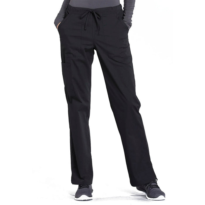 Cherokee Mid Rise Straight Leg Drawstring Pant