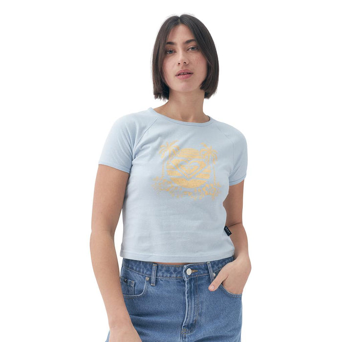 Roxy Remeras Femenino Moda Magic Sunset Celeste