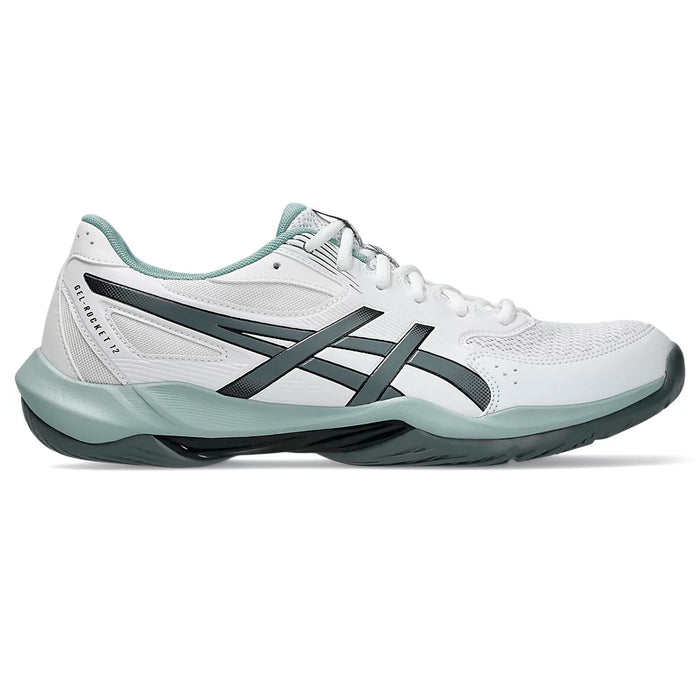 1071A116.105 Asics Calzados Deportivos Masculino Voley Gel-Rocket 12 White/Steel Grey