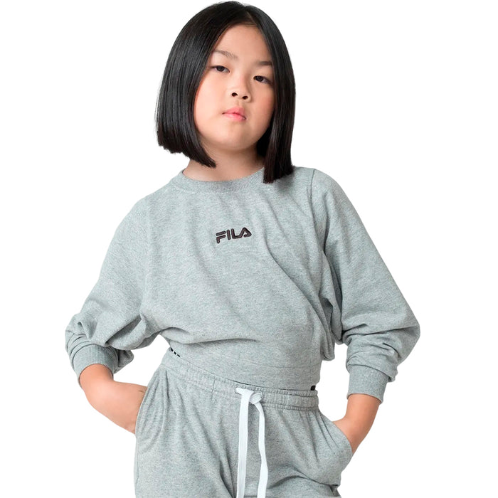 Fila Remeras Mangas Largas Niños Moda Blouse Elastic Merge East