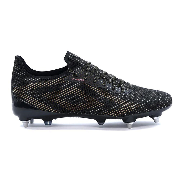 Umbro Campo Masculino Futbol Velocita Matrix Pro Sg Black/Gold/Fire Whirl