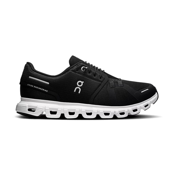 On Deportivos Femenino Running Cloud 6 Black/White