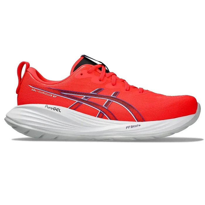 Asics Deportivos Masculino Running Gel Cumulus 27 Flash Red/White