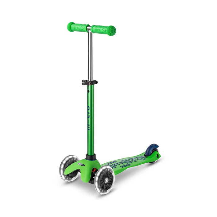 SCOOTER Mini Micro Deluxe LED Green/Blue