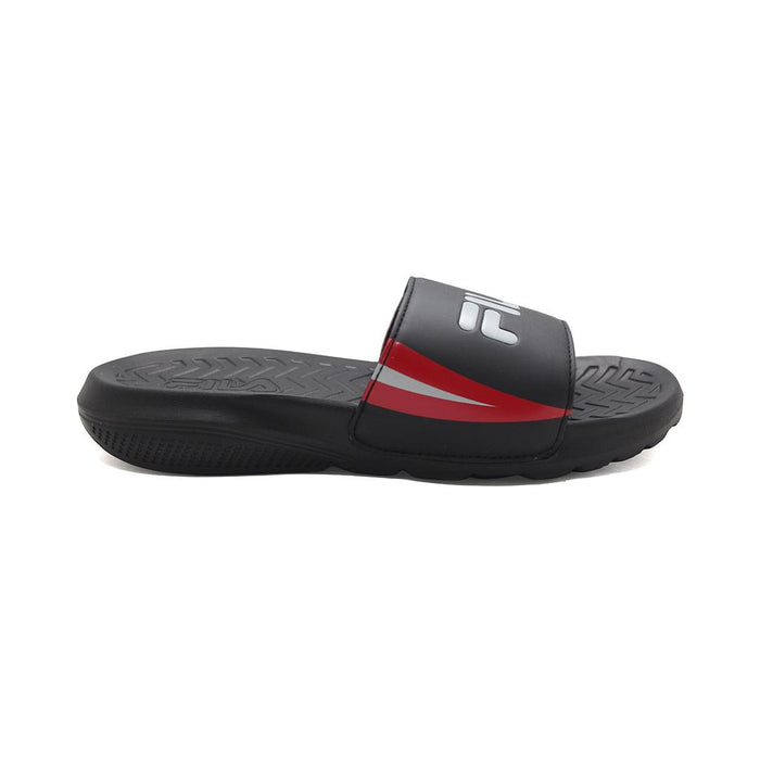 WT21335-BGRF FILA CALZADOS ZAPATILLAS FEMENINO MODA WS COMFORT SANDAL BLACK/LIGHT GREY/RED