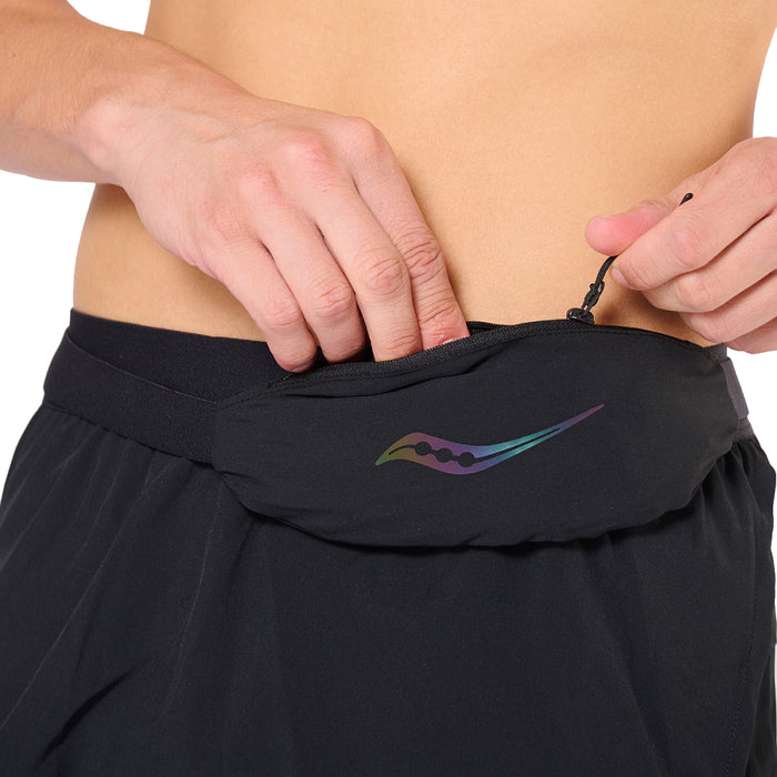 97920045S105 Saucony Rinoneras Unisex Running Outpace Run Belt Black