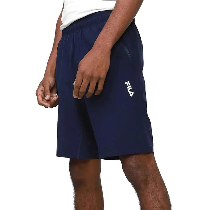 Fila Bermudas Masculino Training Zip Iv 9 Navy