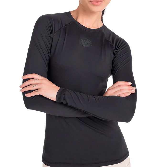 Umbro Camisetas Femenino Futbol Termica Light Negro