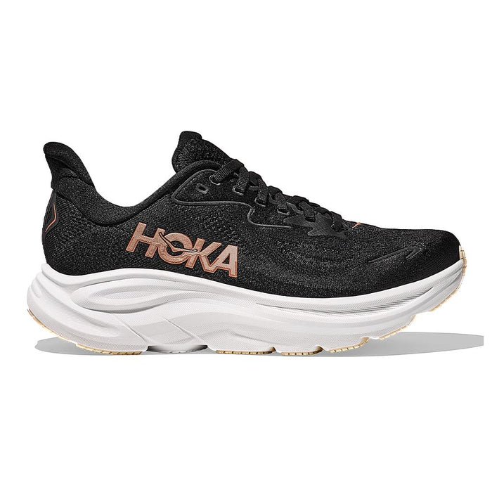 Hoka Deportivos Femenino Running Clifton 10 Black/Rosegold