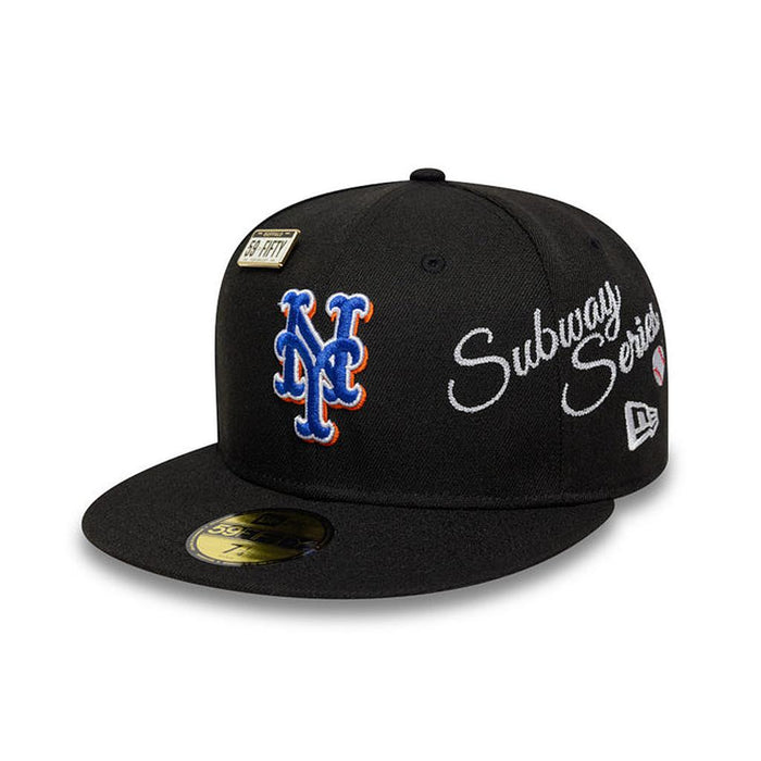 New Era Gorros MLB 59 Fifty New York Mets Black