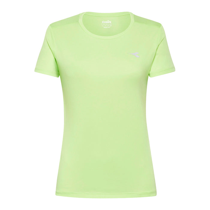 Diadora Remeras Femenino Running L. Ss T-Shirt Run Verde Buccia