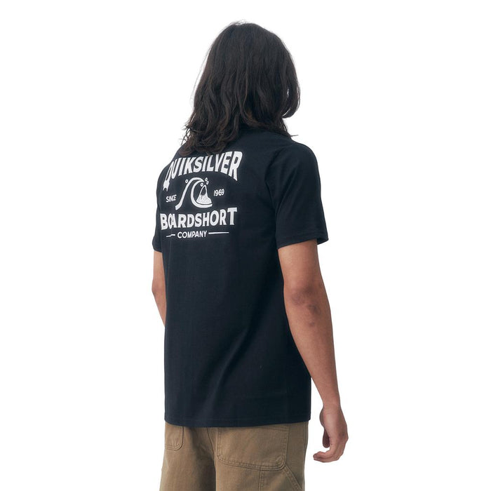Quiksilver Remeras Masculino Moda Time Tested Black