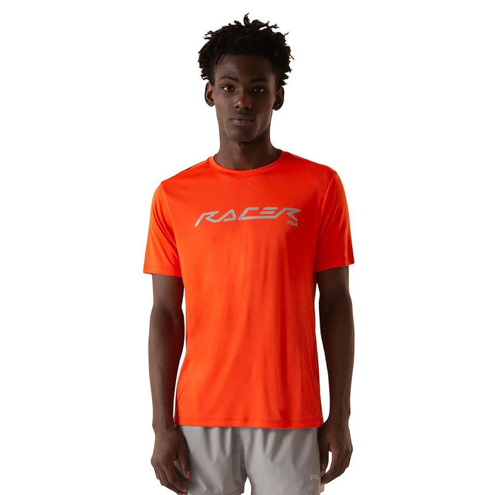 Fila Remeras Masculino Running Reflective Core Run Laranja