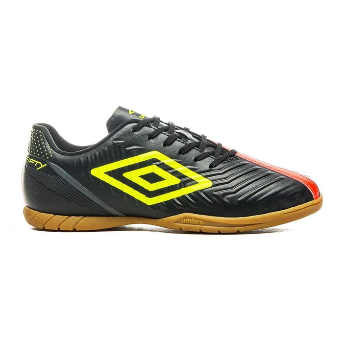 U01FB044-110 Umbro Calzados Unisex Futbol Indoor Fifty IV Negro/Negro/Coral