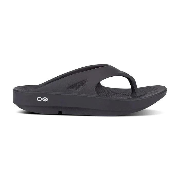 1000-BLK OOFOS CALZADOS ZAPATILLAS UNISEX ACTIVE RECOVEY OORIGINAL THONG BLACK