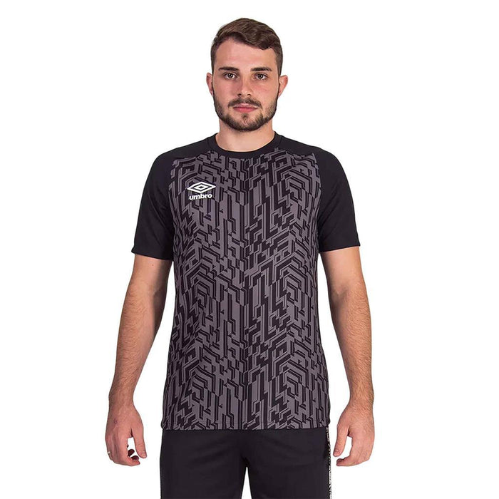 Umbro Remeras Masculino Running Gaudium Preto