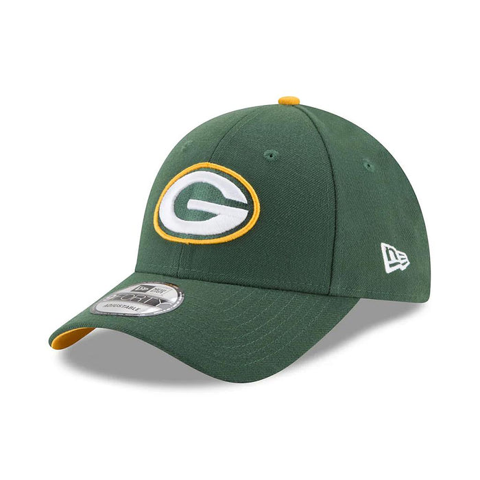 10517884 New Era Gorros NFL 9Forty Masculino Moda Green Bay Packers Dark Green
