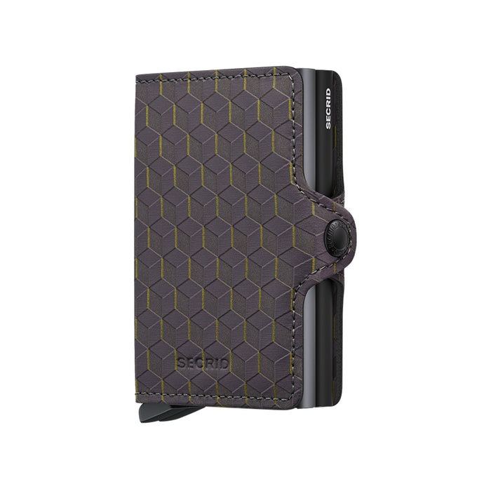 Billetera Secrid Twinwallet Optical Grey-Yellow