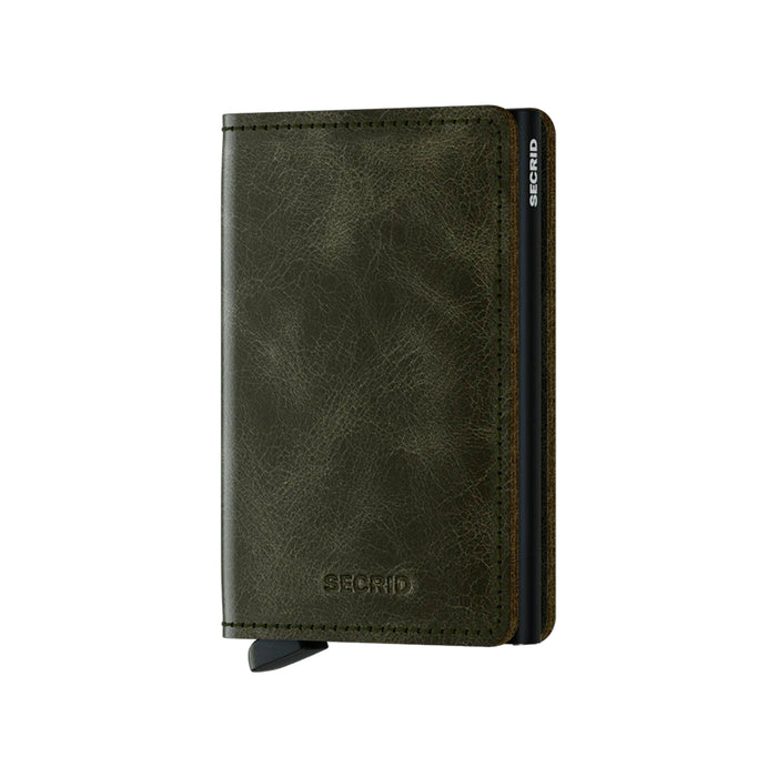 Billetera Secrid Slimwallet Vintage Olive-Black