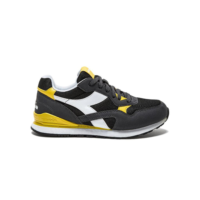101.177715-C2450 DIADORA CALZADOS LIFESTYLE NIÑOS MODA N.92 GS BLACK/CITRON
