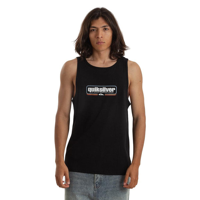 Quiksilver Musculosas Masculino Moda Box Shaped Tnk Negro