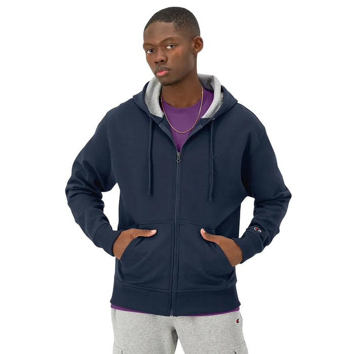 S0891407D55-031 CHAMPION PRENDAS CAMPERAS MASCULINO MODA POWERBLEND FULL ZIP NAVY
