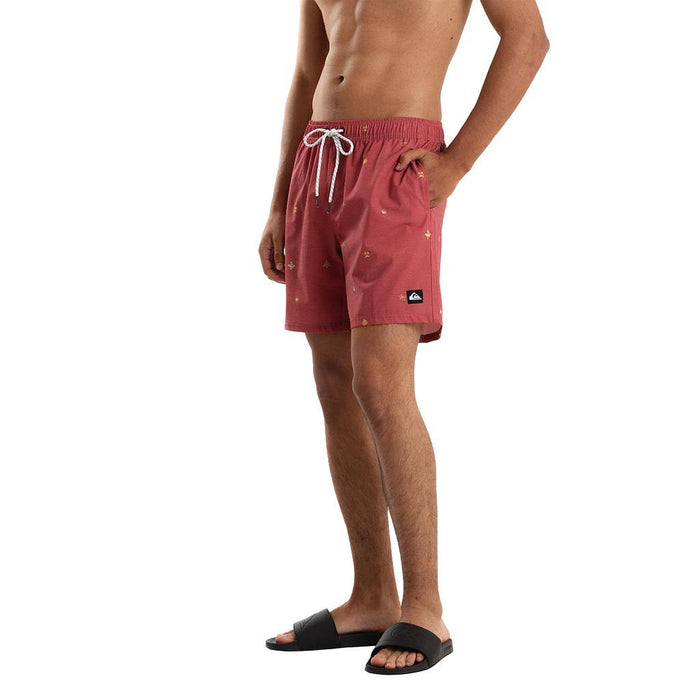 Quiksilver Shorts de Baqo Masculino Moda Volley Mini Connection