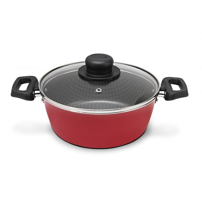 7896398334369 MULTIFLON BAZAR ESSENCIAL CACEROLA ROJO C/ASAS 22