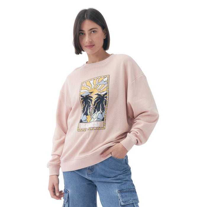 Roxy Sueters Femenino Moda Line Up Rose