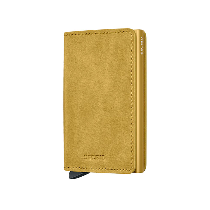 Billetera Secrid Slimwallet Vintage Yellow