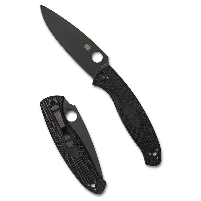 Cuchillo SPYDERCO Resilience Lightweight Black Blade