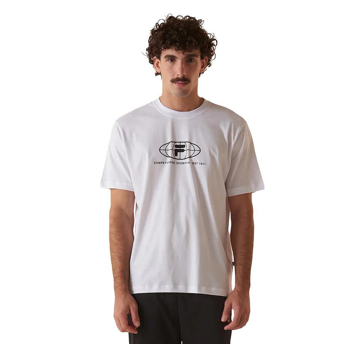 Fila Remeras Masculino Moda Sportiva White